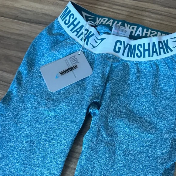 Gymshark Heathered Blue Leggings - Picture 2 of 2